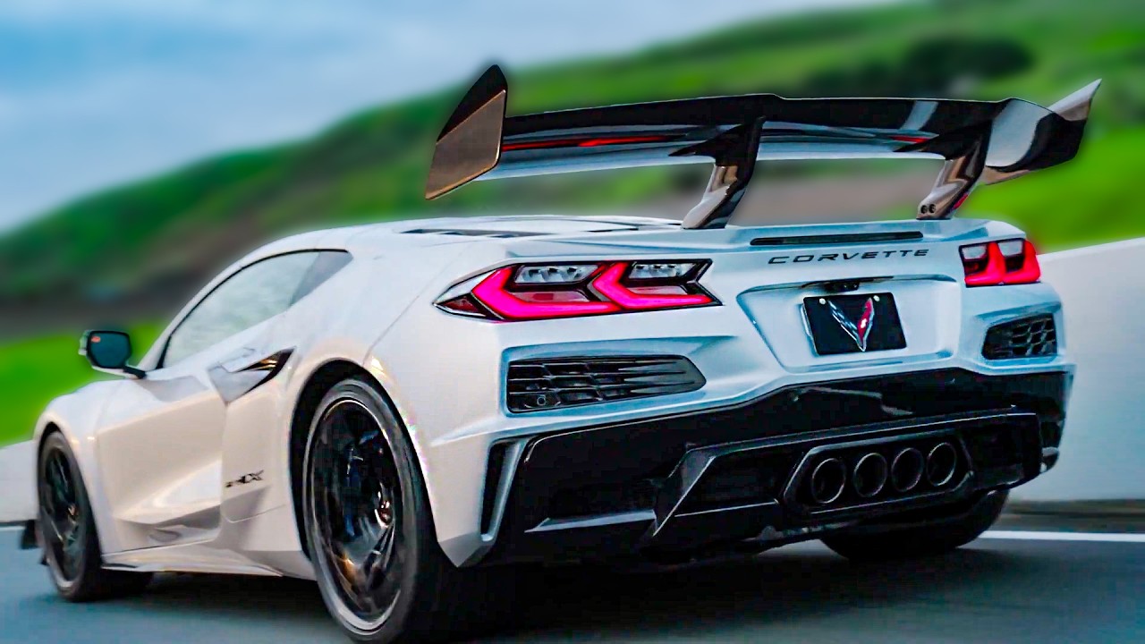 Corvette ZR1X - Sound, Burnout, Test Drive