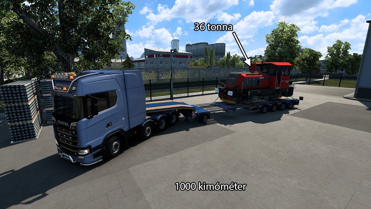 Vigyázat jön a vonat! Euro Truck Simulator 2 #22