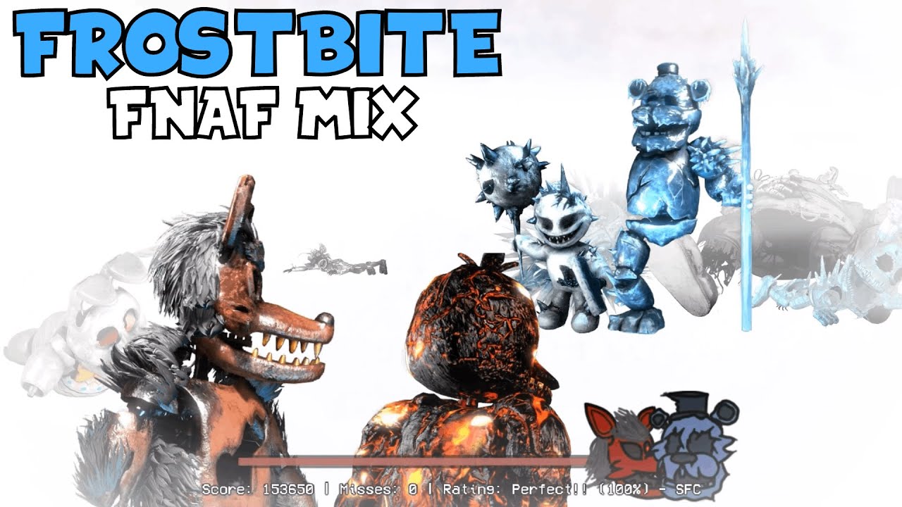 FNF: FrostBite, но это ФНАФ Микс // Hypno's Lullaby: FNaF Mix █ Friday Night Funkin' █