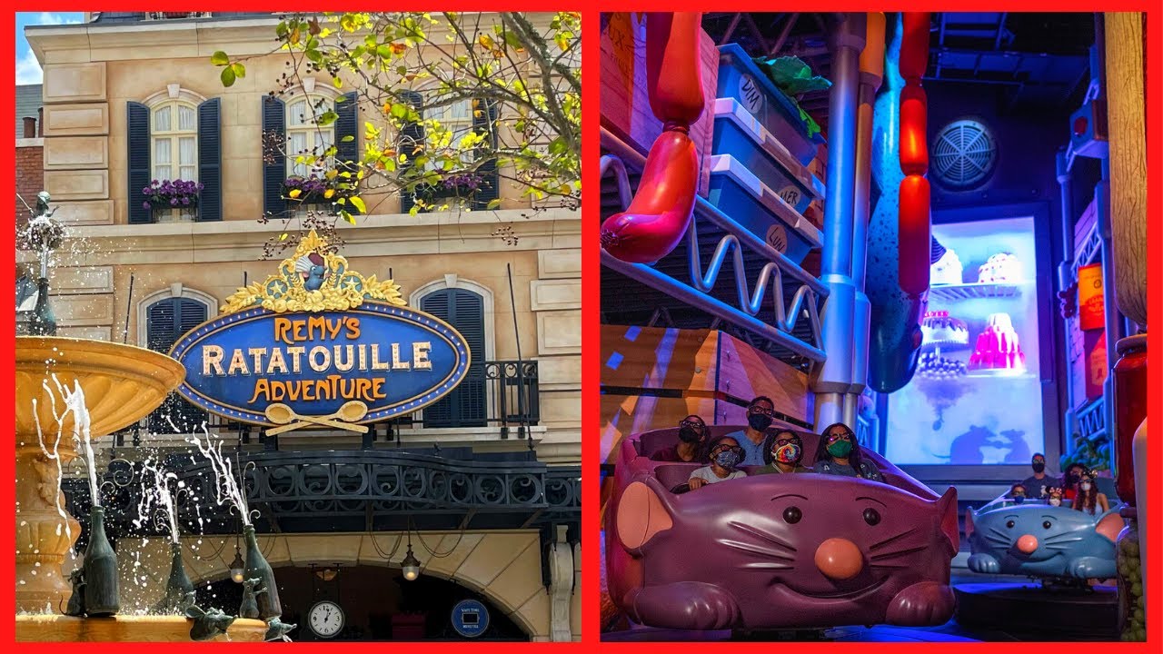 [2021] Remy's Ratatouille Adventure - Trackless Attraction - 4K 60FPS | EPCOT, WDW Florida