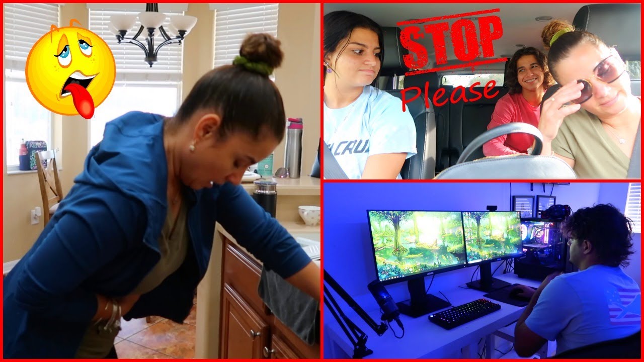 Real  siblings fight before filming a youtube video .#VLOG518