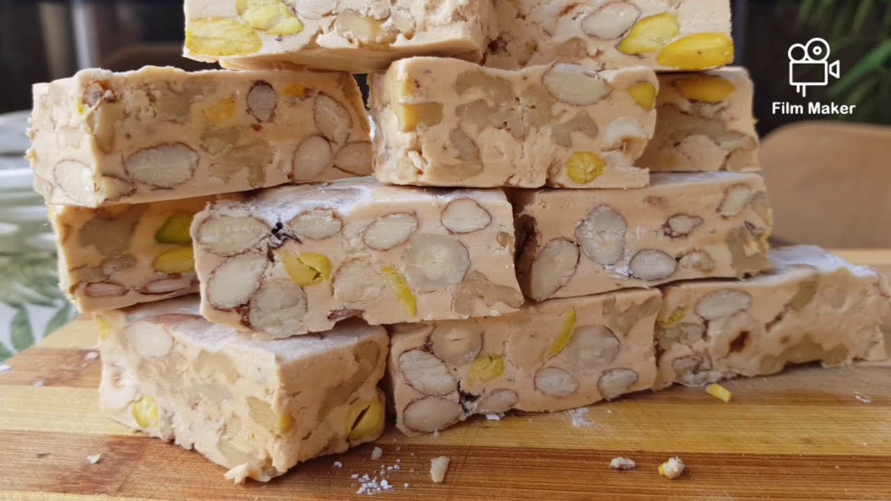 Garanti yapabileceğiniz Nugat Tarifi/ Torrone, Italian, Nougat confection/ Kolay,  Nugat tarif