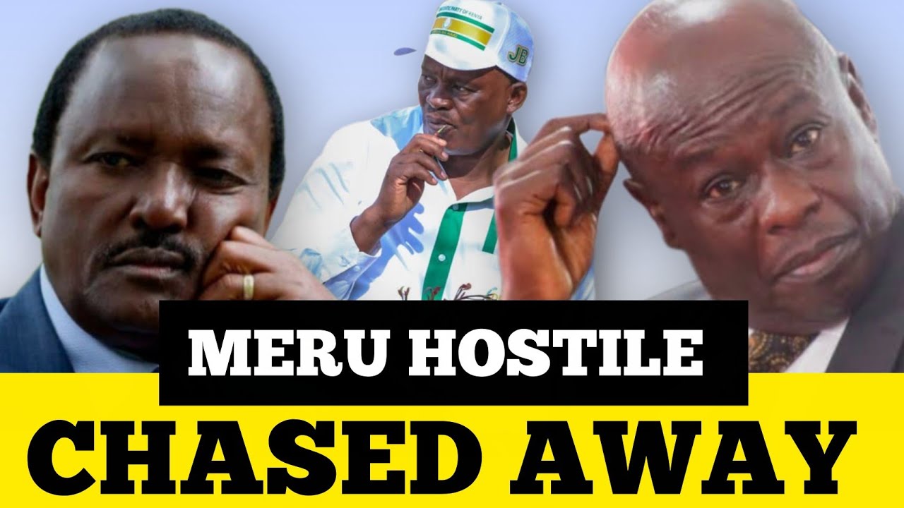 Rigathi, Kalonzo and team CHASED AWAY MERCILESSLY in Meru residents chanting TUTAMS 