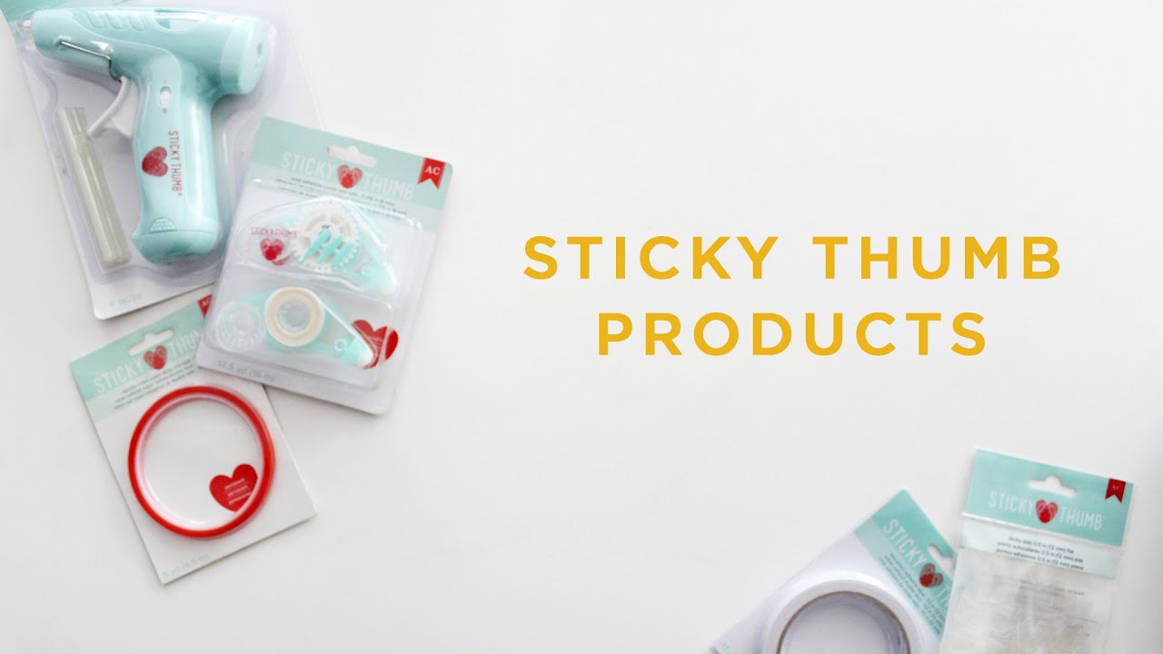 New Sticky Thumb Adhesives from American Crafts
