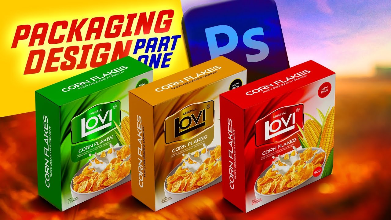 How I Created a Packaging Design from Scratch in Photoshop | Branding a Product