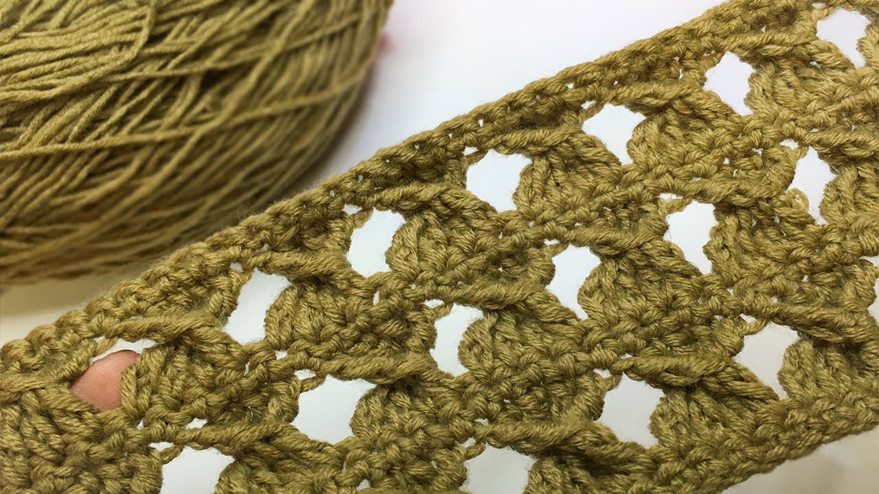 Very Easy Crochet Cross Over Stitch | Crochet stitch patterns for shawl, scarves and blankets