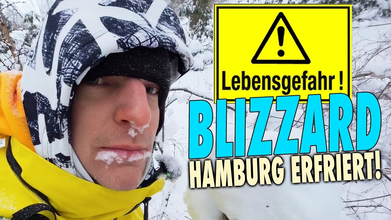 NIEMAND durfte raus – ich bin beim TODES-BLIZZARD durch Hamburg gelaufen