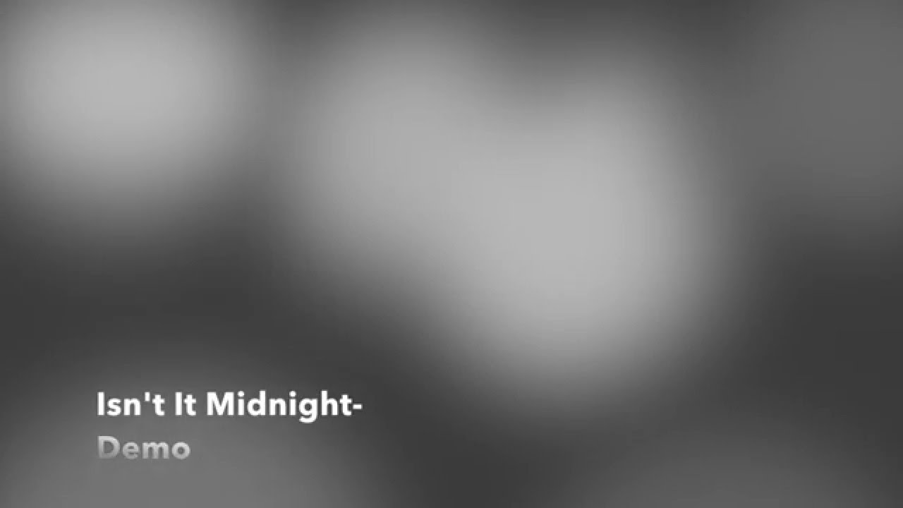 Isn't It Midnight- Fleetwood Mac (Cover Backing Track)
