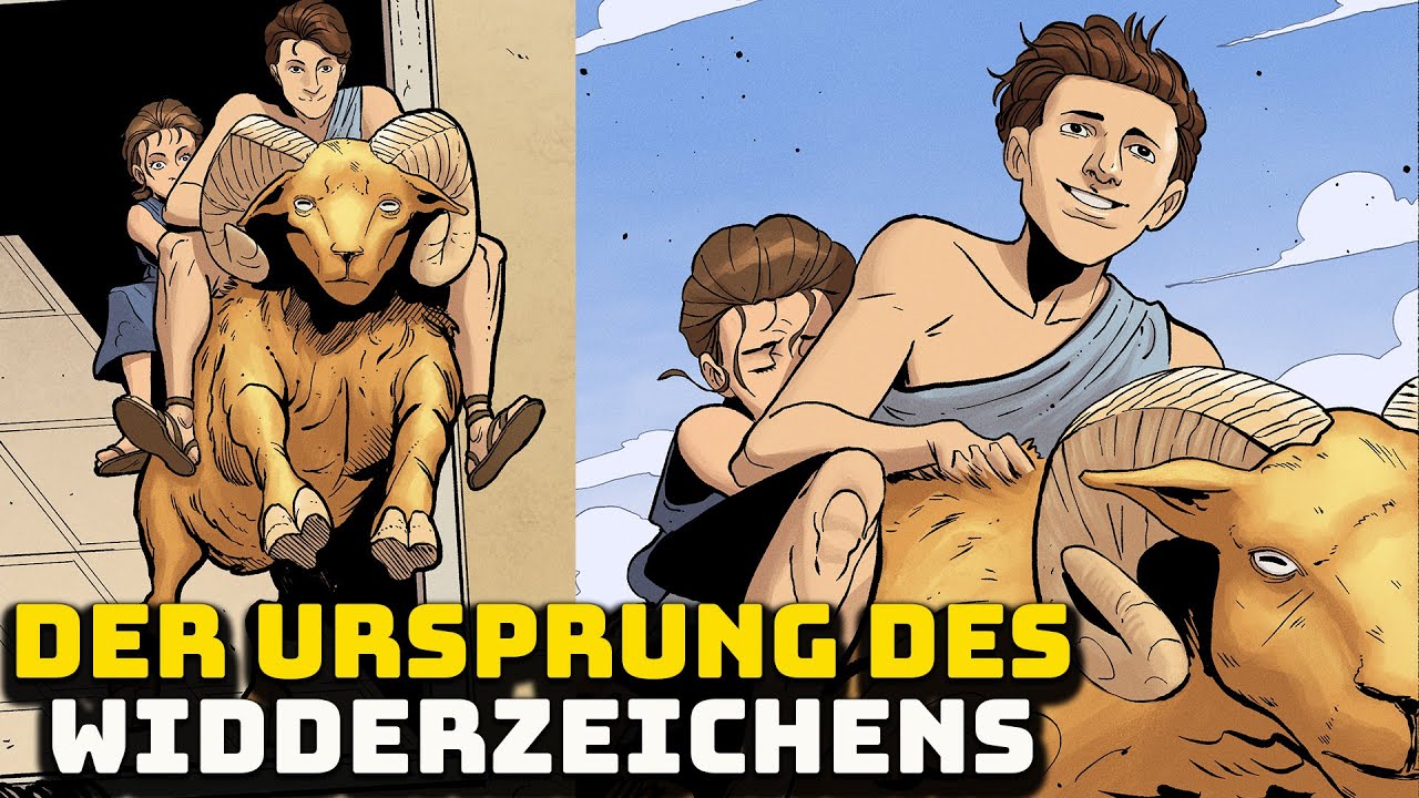 Der Mythologische Ursprung des Zeichens Widder – Phrixos, Helle und der Goldene Widder