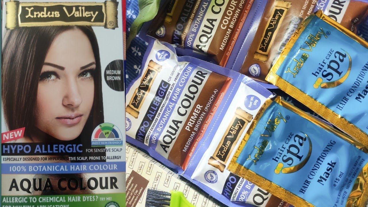 Indus valley hair colour l 100% botanical hypo allergic l Indus valley natural hair colour