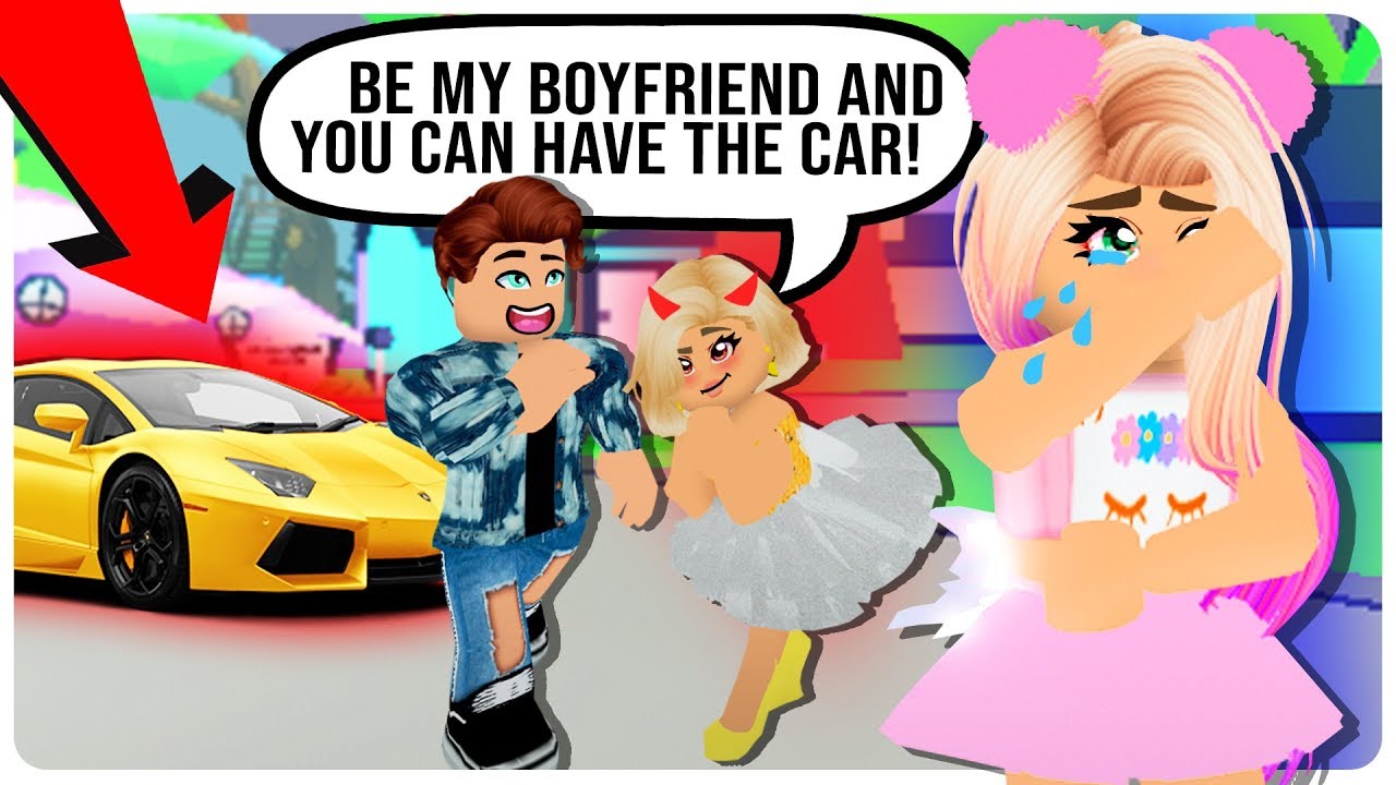 My Spoiled Rich Hater Paid My Boyfriend to Date Her... Royale High Roblox Roleplay
