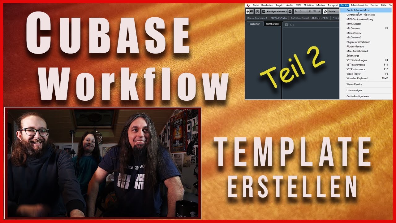 CUBASE - Template erstellen | Episode 4.2 Workflow