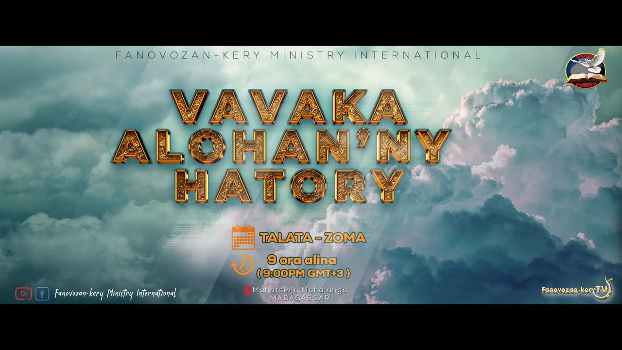 VAVAKA ALOHAN'NY HATORY 11 JUIN 2024