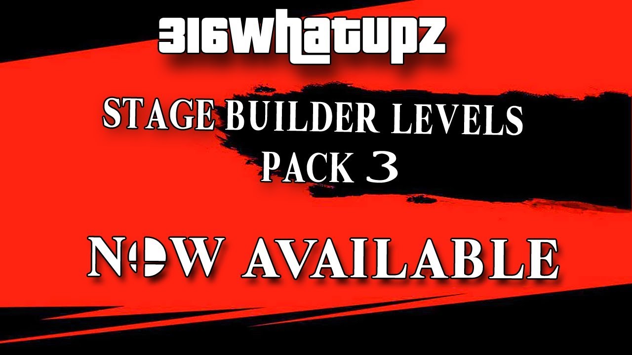 316whatupz Stage Builder Levels Pack 3 - Super Smash Bros Ultimate (NSW)