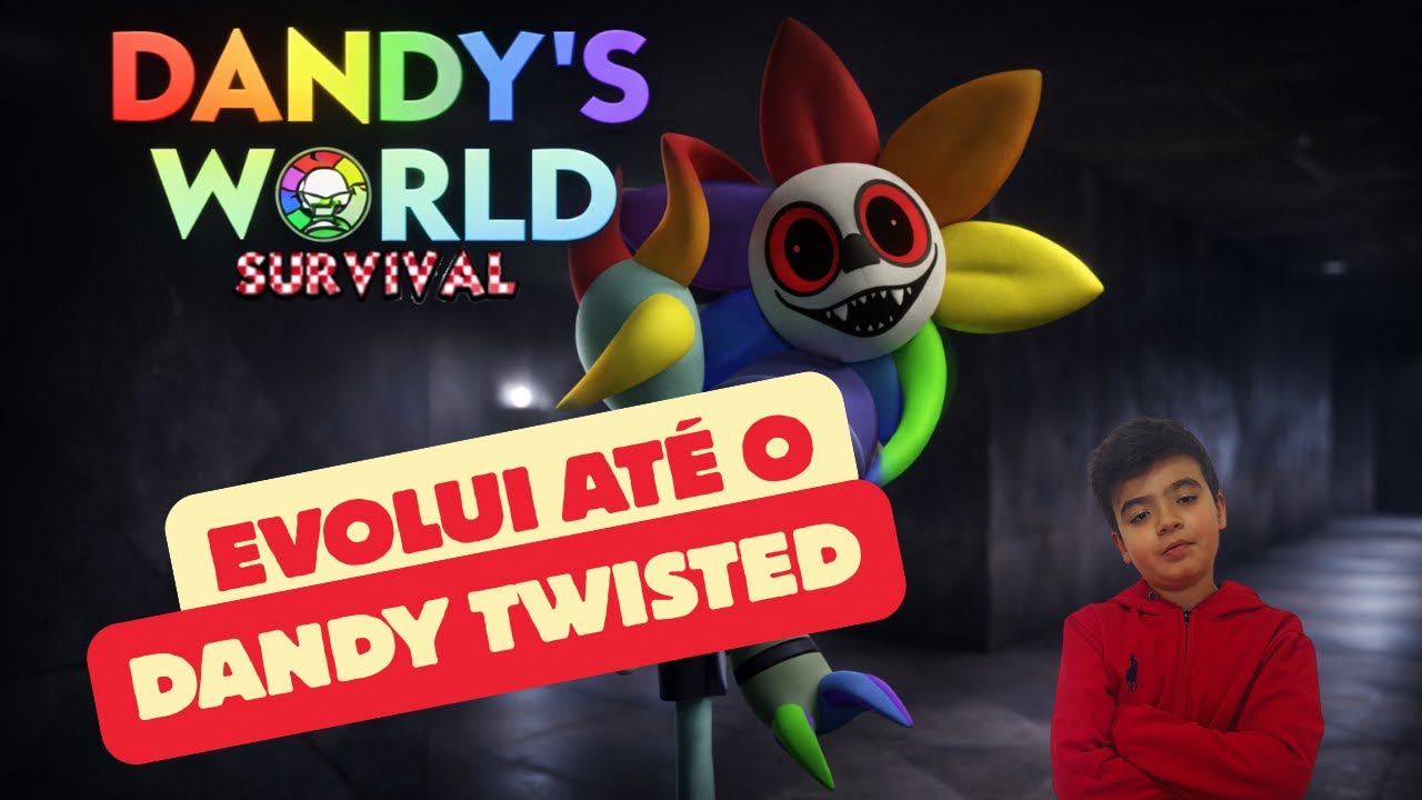 VIREI TWISTED e EVOLUÍ até o DANDY! 😱 Dandy World Survival Roblox