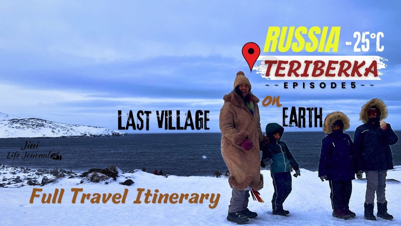 Териберка Минус 25&ordm;C | Открытие последней деревни на Земле | Путешествия по России | Дневник Джин...