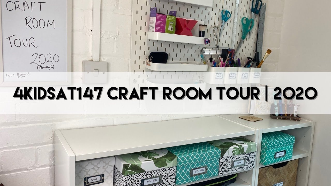 Diamond Painting - 4kidsat147 NEW Craft Room Tour 2020