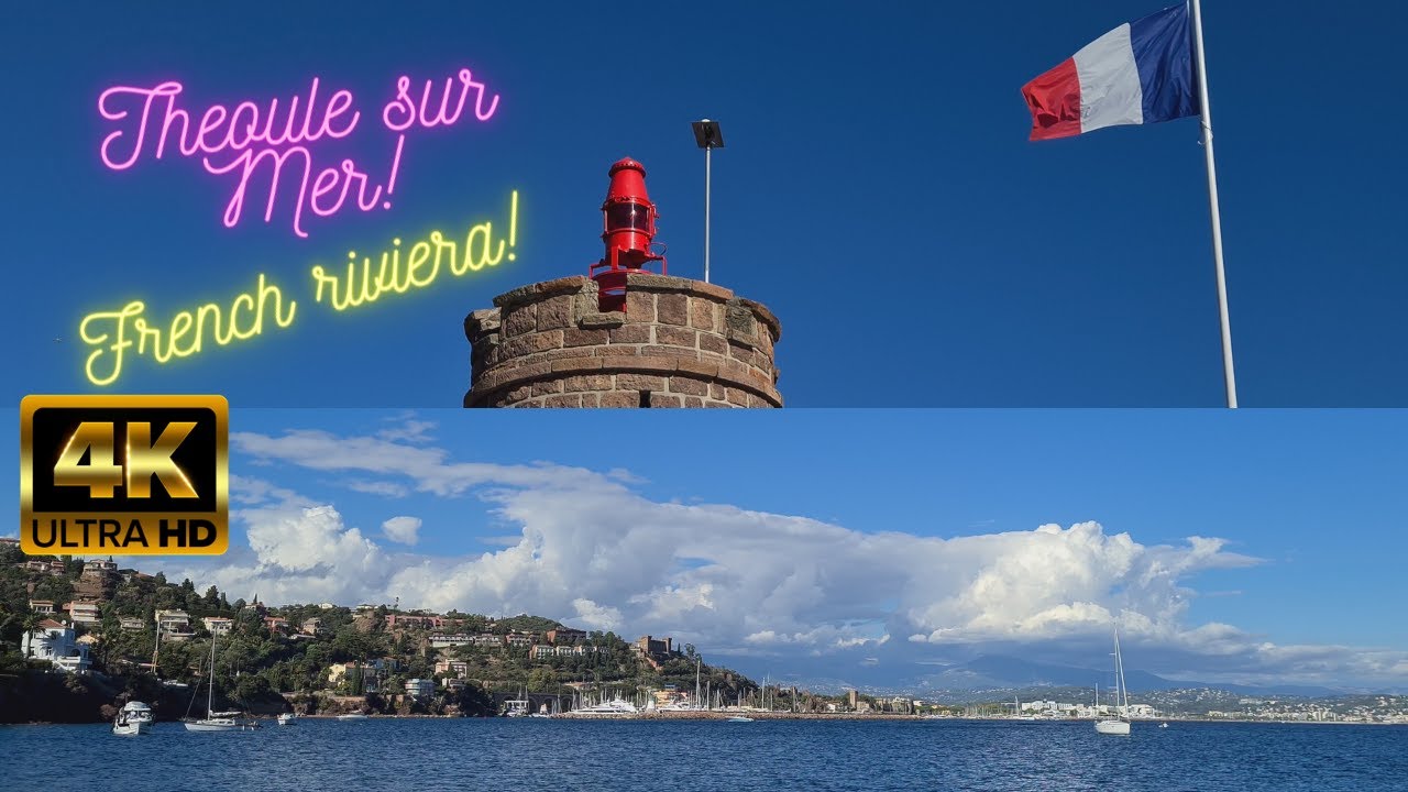 Theoule sur mer! French Riviera 🇫🇷 [4K UltraHD]
