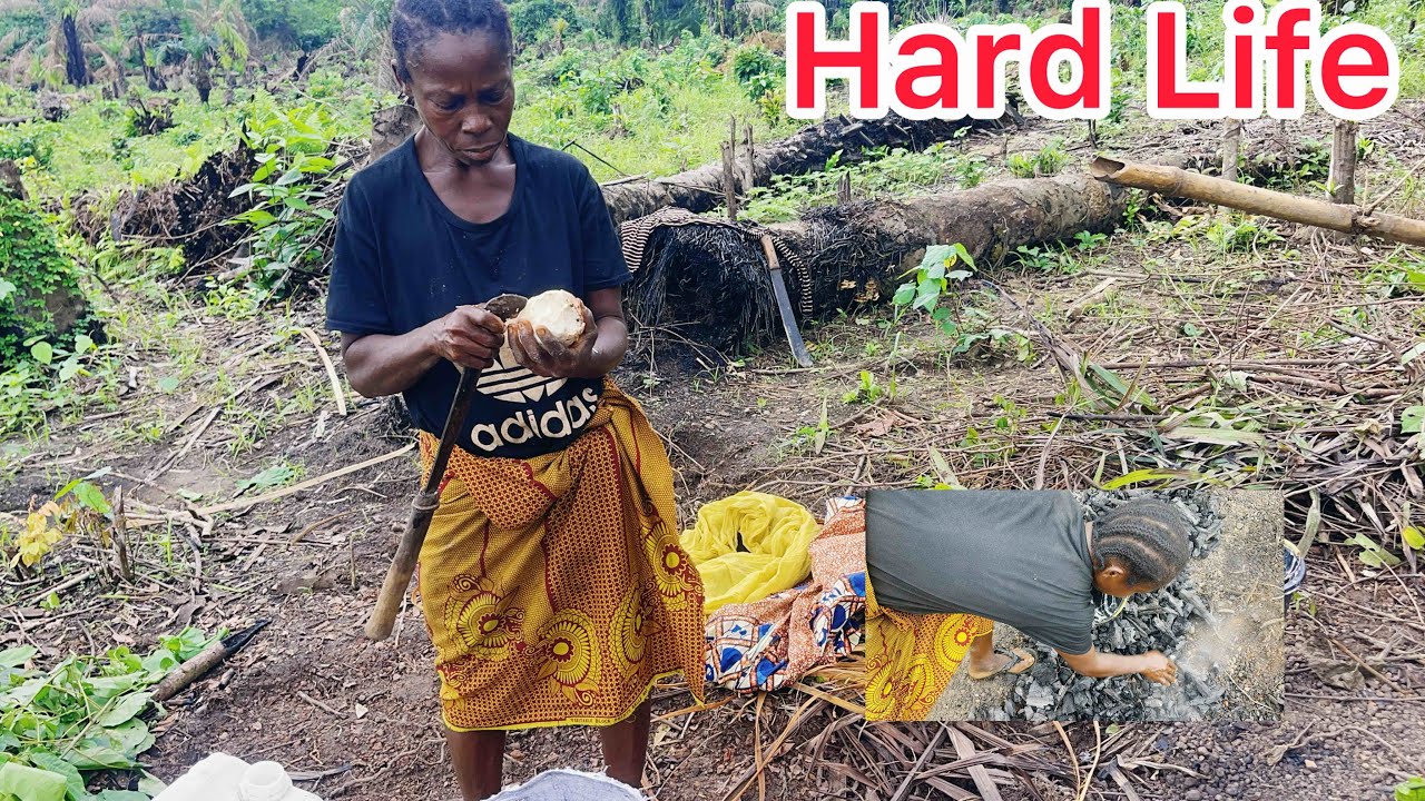 Life in rural Liberia village Grand Bassa county omg what she said broke my heart