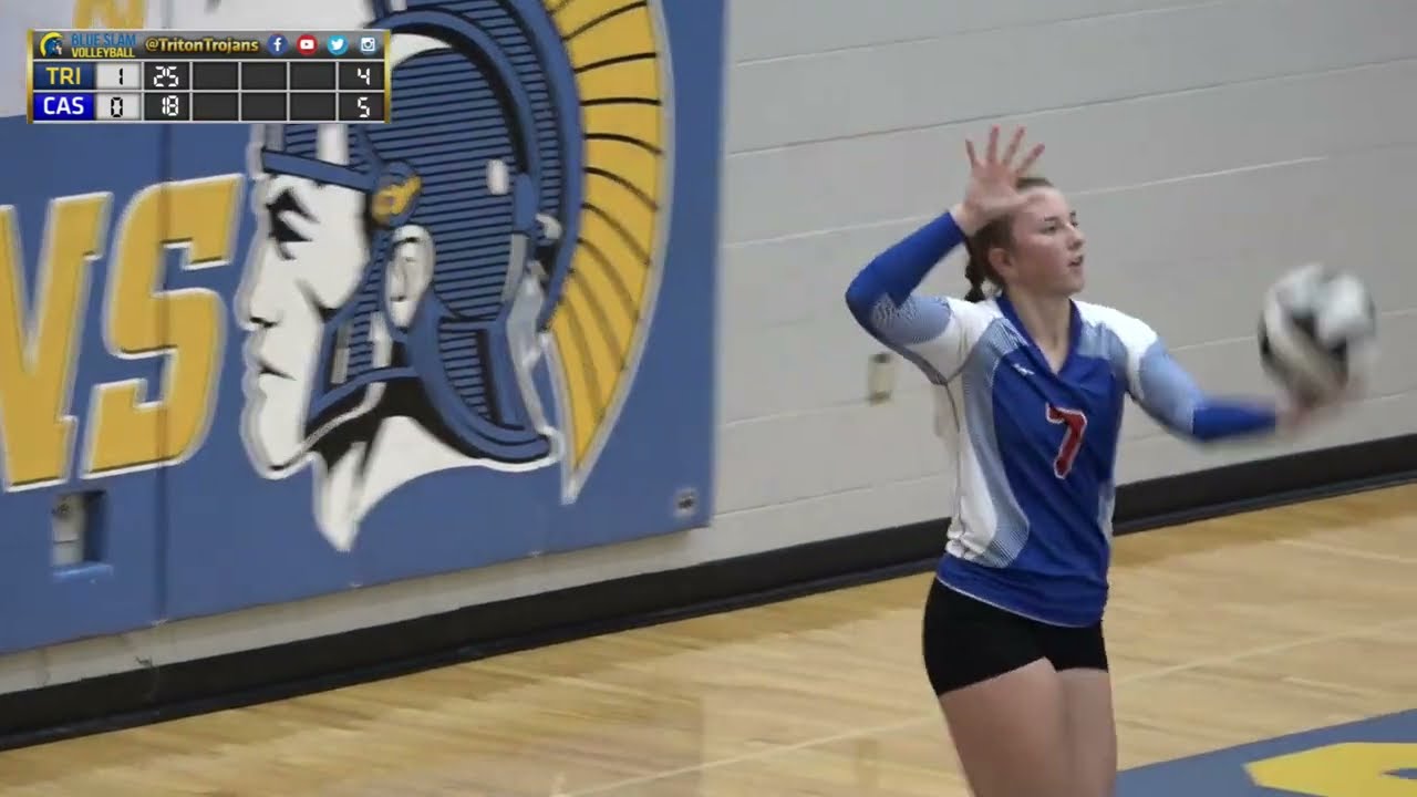 Caston at Triton - Varsity Girls High School HNAC Volleyball 🏐 10-4-2022