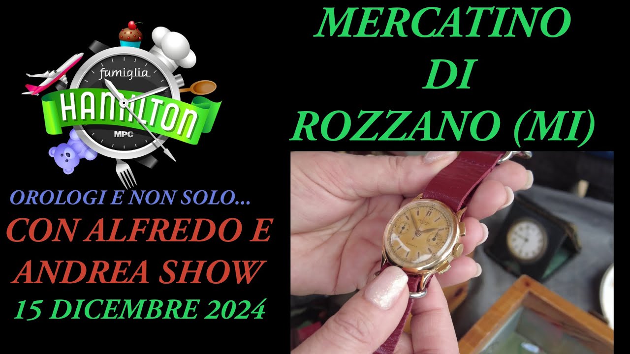 Mercatino di Rozzano (MI) con Alfredo e Andrea show 15 Dicembre 2024