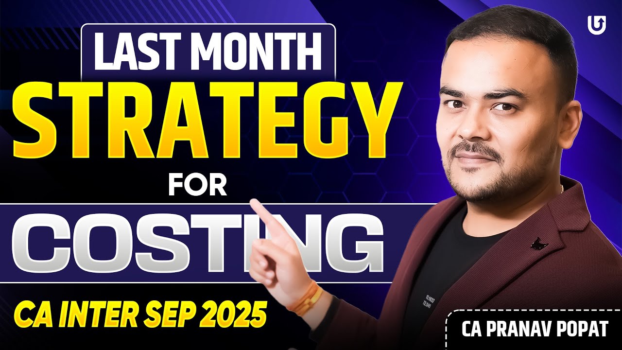 Costing Last Month Guidance Strategy | CA Inter Sep 2025