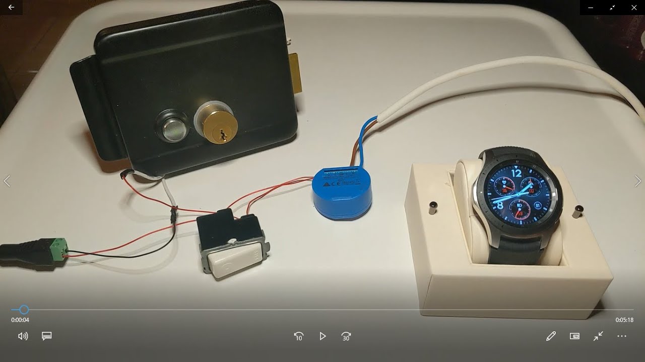 طريقة ربط شيلي 1 على قفل الانتركم - how to wire shelly 1 on intercom lock
