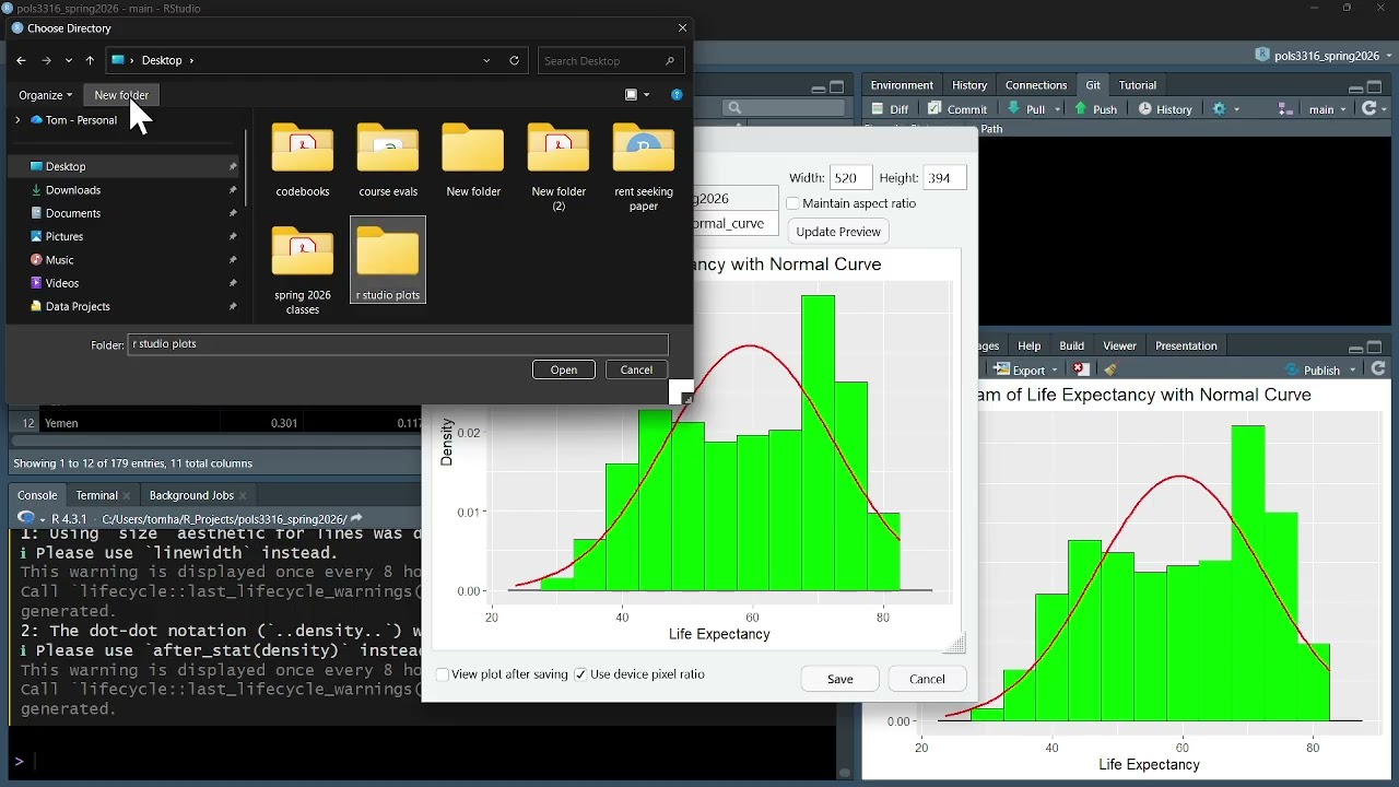 How to save your R Studio plots