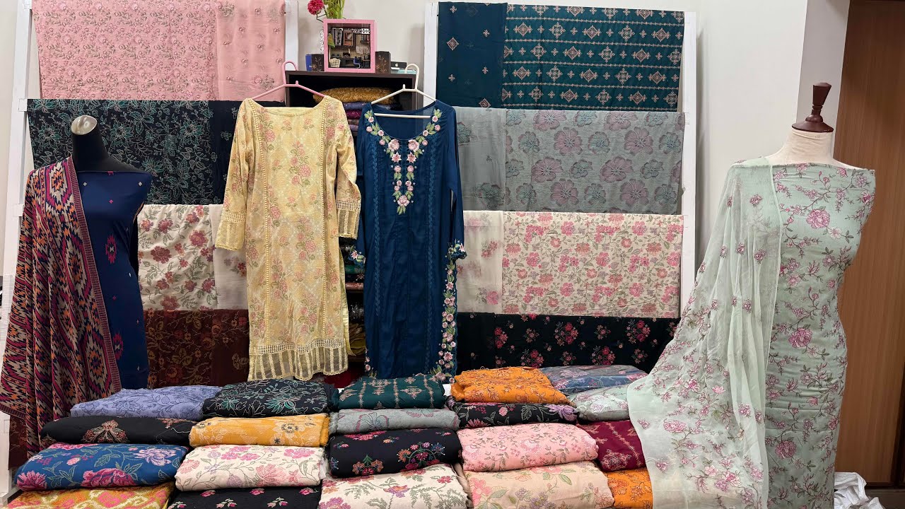 Bareeze 3 piece karandi suits with chaffon dupatta. Amazing collection 2025!