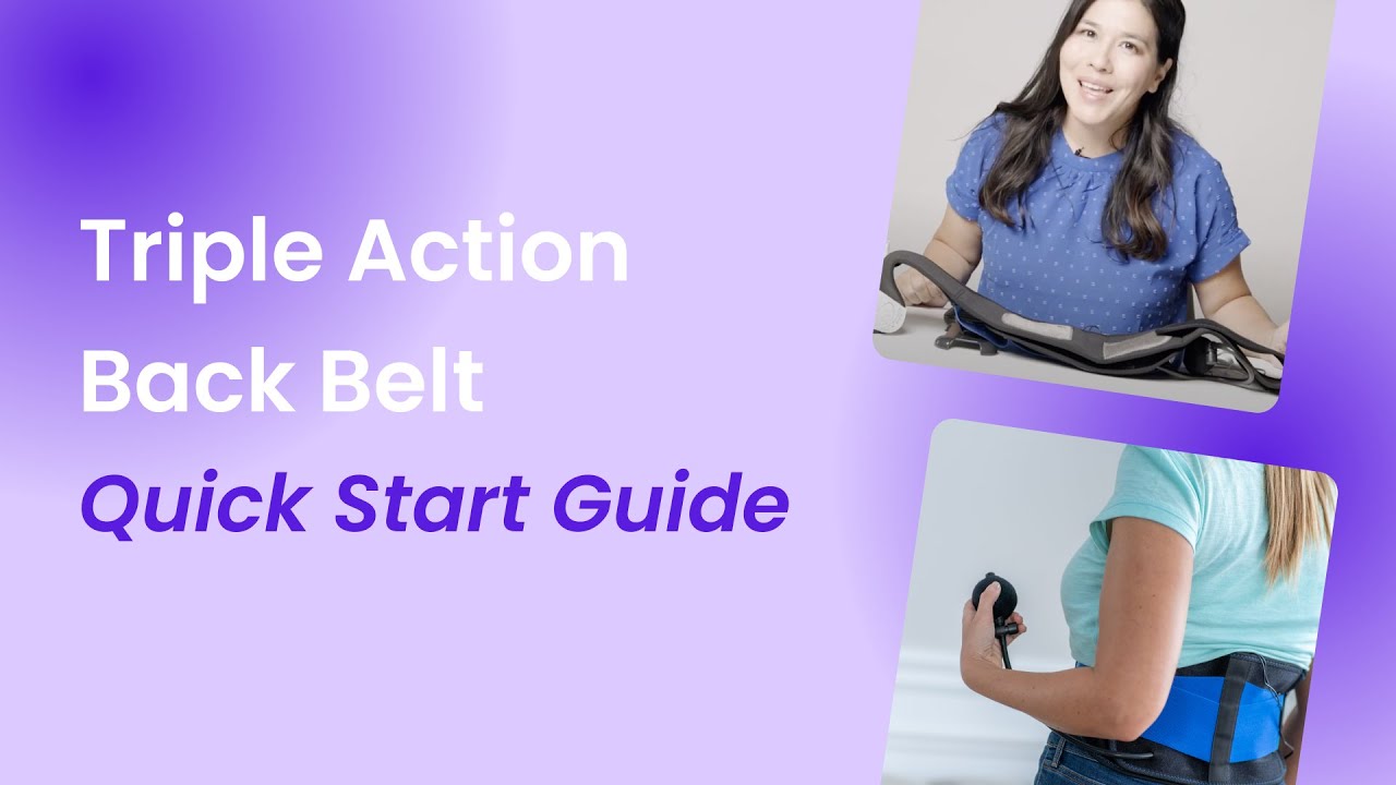 Quick Start Guide - DR-HO'S Triple Action Back Belt