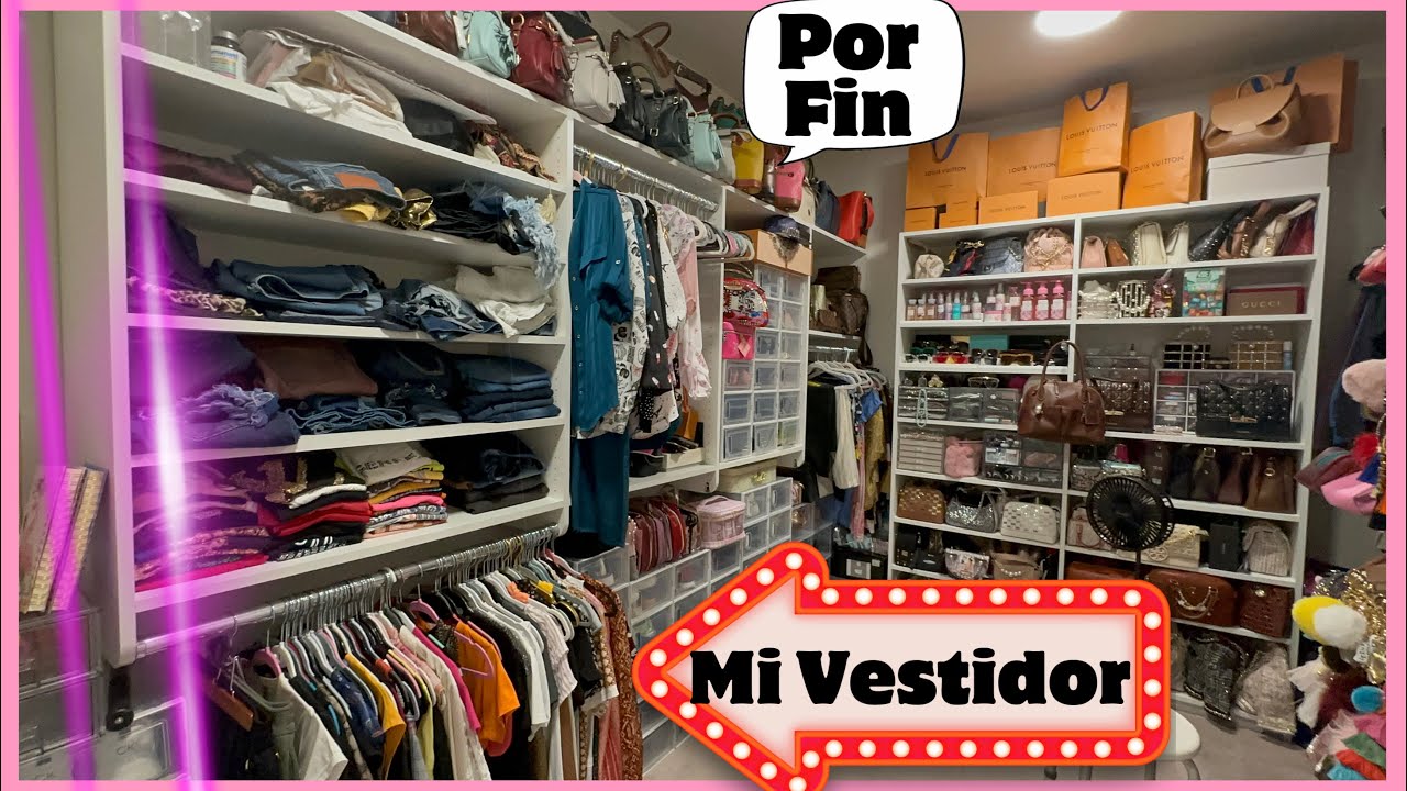 Te muestro mi VESTIDOR COMPLETITO y mi colección MASIVA de Bolsos😍Así organizo mi closet🌹