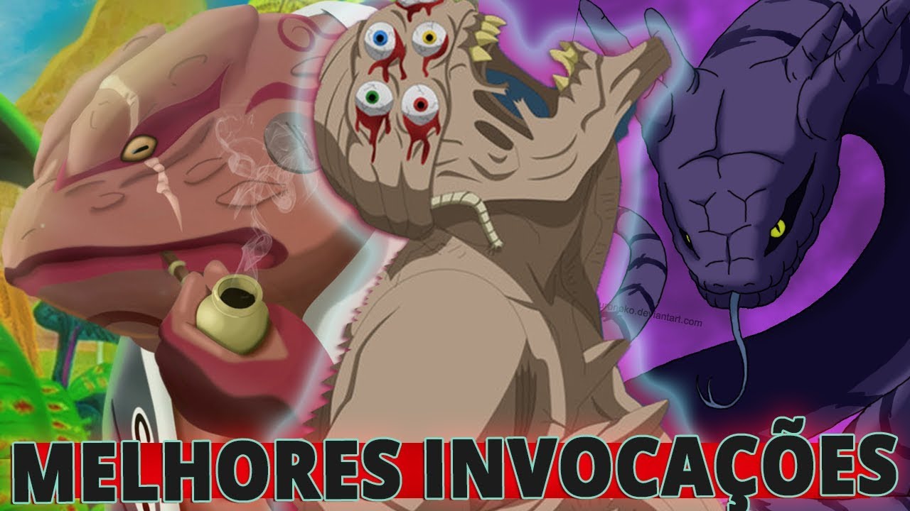 AS 10 INVOCAÇÕES MAIS PODEROSAS DE NARUTO (Kuchiyose no Jutsu) | Player Solo