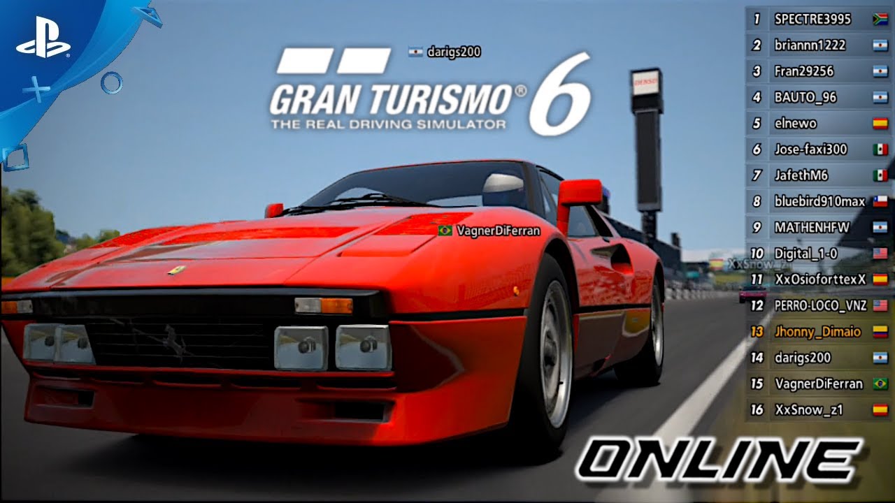 GRAN TURISMO 6 ONLINE PS3