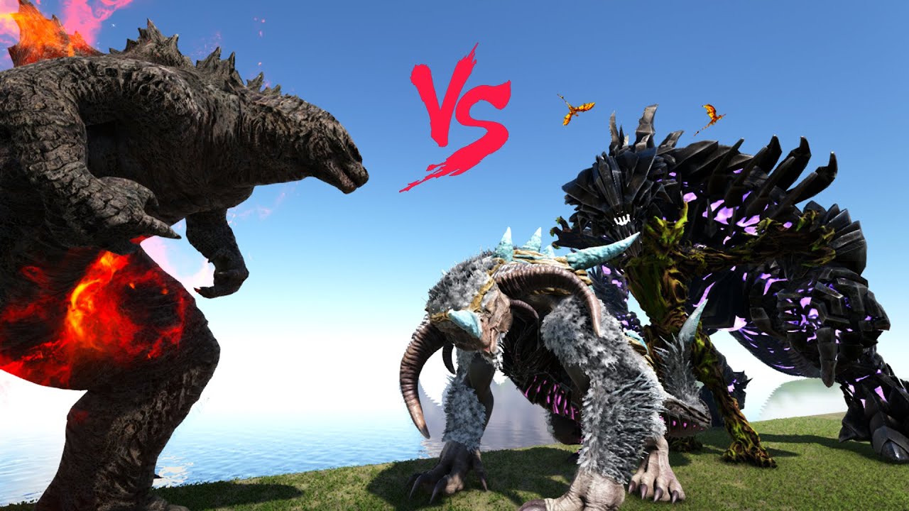 🔥 BURNING GODZILLA vs TITANS