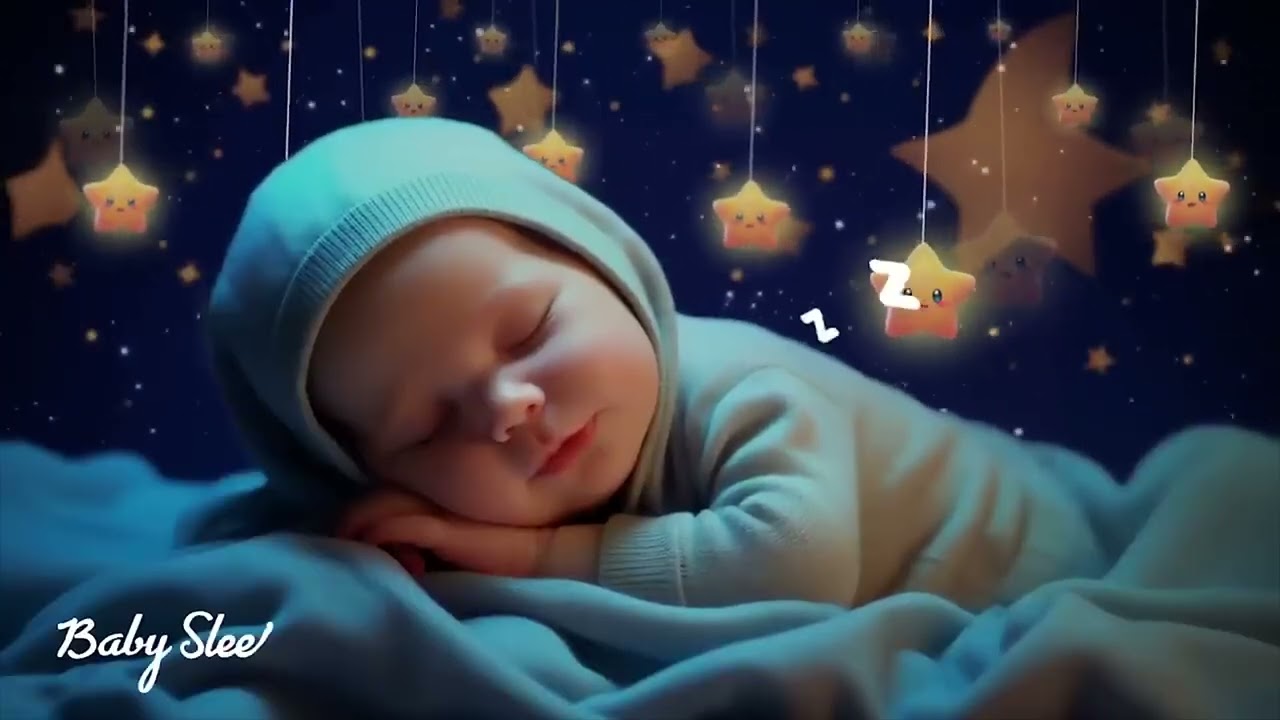 Sleep Instantly & Overcome Insomnia 🌙 Baby Sleep Music 🎵 Mozart & Brahms Lullaby for Deep Nights