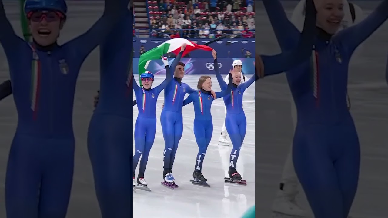 🥇 Italy strike gold in the short track mixed team relay as Fontana claims her 12th Olympic medal ⛸️