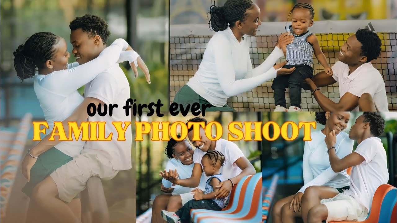 Our first ever family photoshoot, see what happened! #photoshoot #family #couple #parenting 
