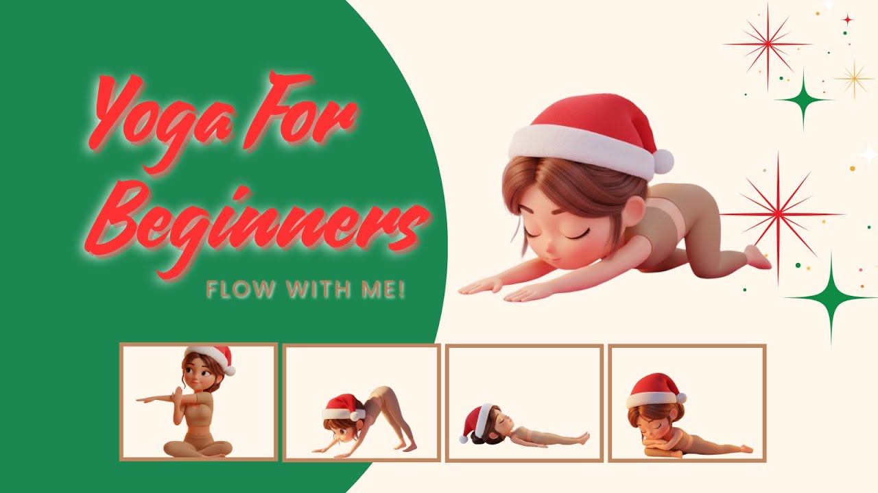 Christmas Yoga for Beginners 🎄 Easy Holiday Routine Anyone Can Do!