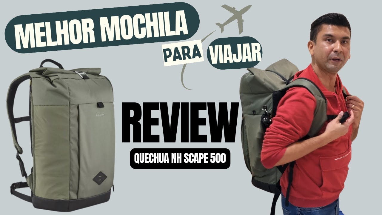 Review de Mochila para viajar | Quechua NH Escape 500 Rolltop - 32L