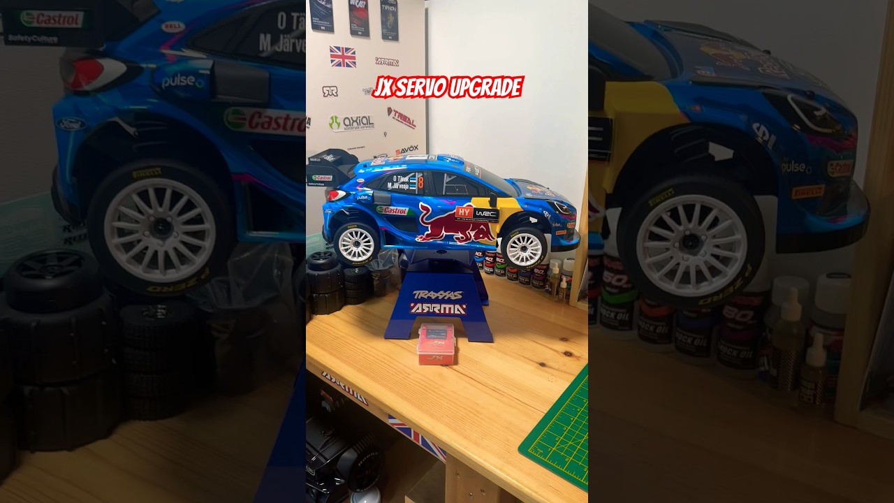 The Cen Racing Puma Rally Car gets a JX Servo Upgrade 