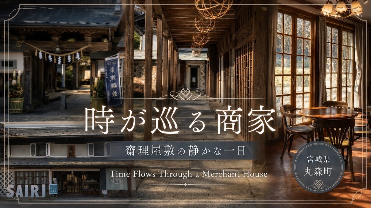時が巡る商家 ― 齋理屋敷の静かな一日｜Time Flows Through a Merchant House