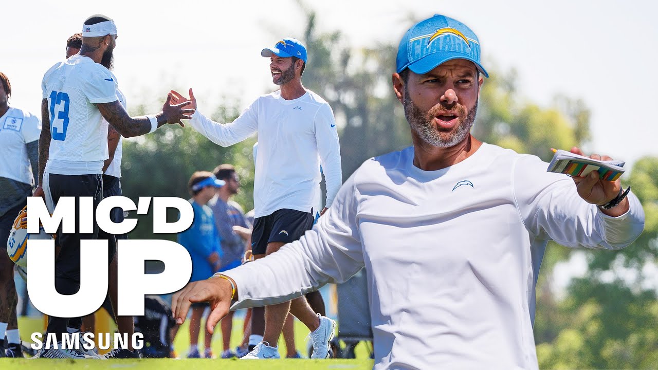 Mic’d Up: Brandon Staley At 2023 Training Camp | LA Chargers