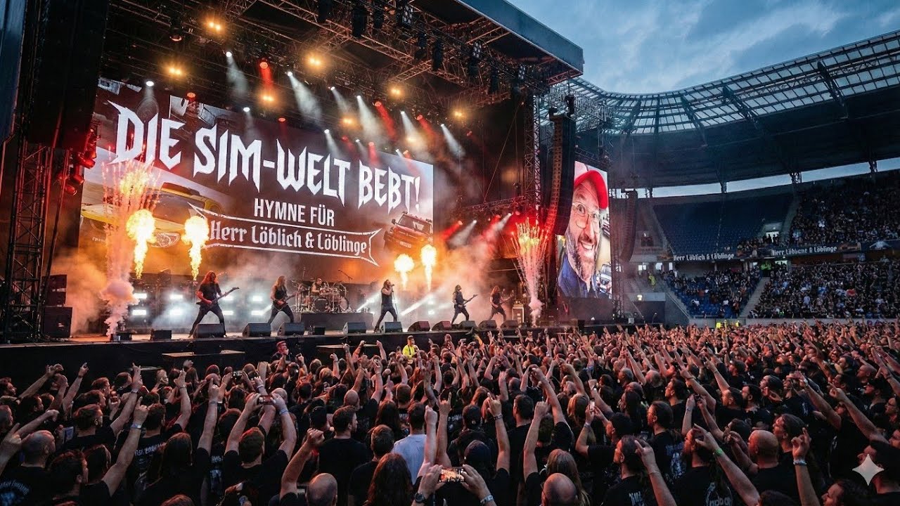 DIE SIM-WELT BEBT! | Die Hymne für Herr Löblich & Löblinge | Live Stadion Version | By Manuel Rost