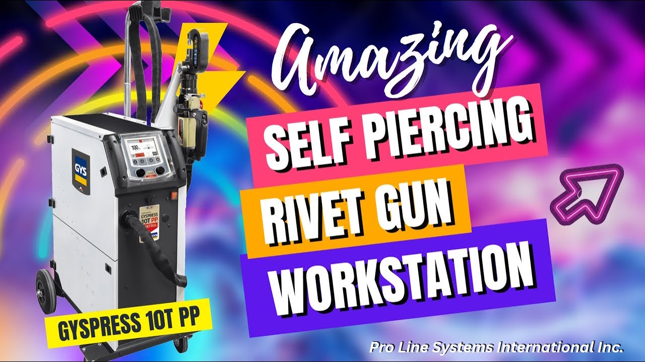 GYS 10T Self Piercing Rivet Gun Push Pull Workstation