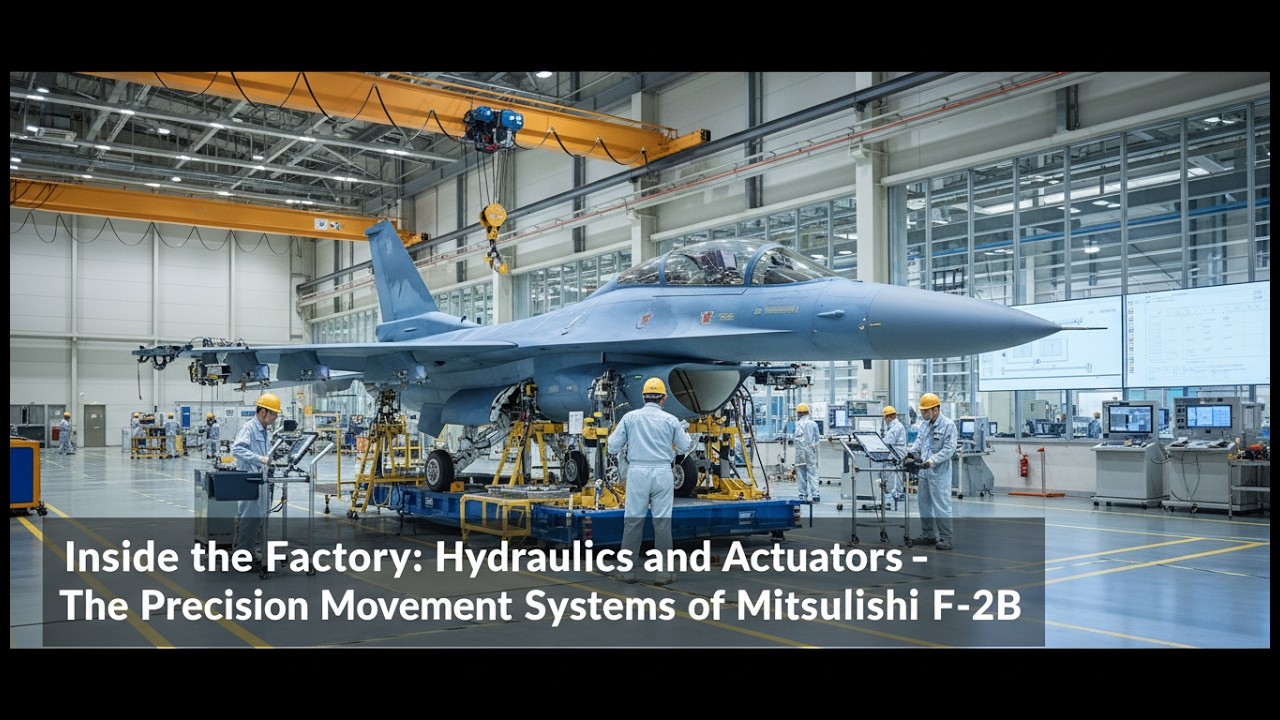 Inside the Factory: The Precision Hydraulics and Actuators of the Mitsubishi F-2B Fighter
