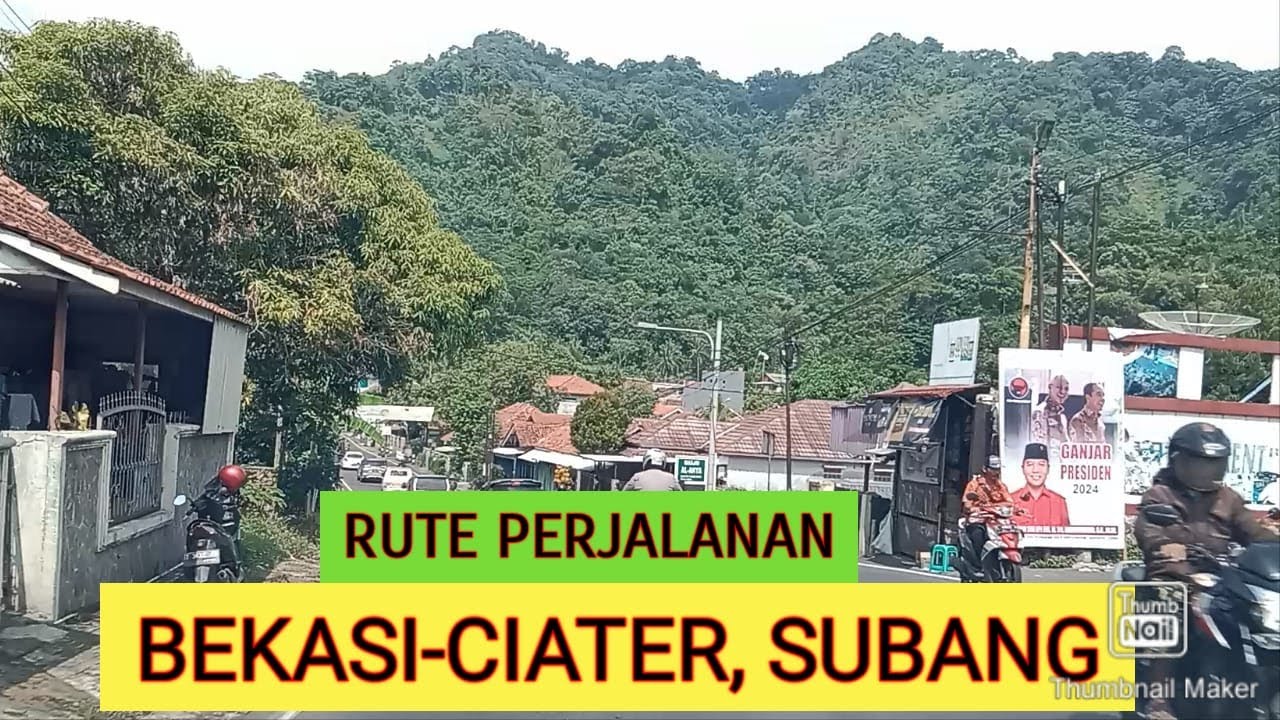 Rute perjalanan, BEKASI-SUBANG-CIATER-D'CASTELLO-TANJAKAN EMEN-TWG TANGKUBAN PERAHU, calya silver