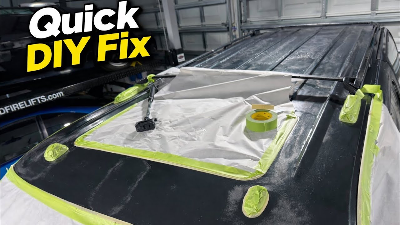DIY FIX Faded Paint Outside without a Spray Booth (Step-by-Step)