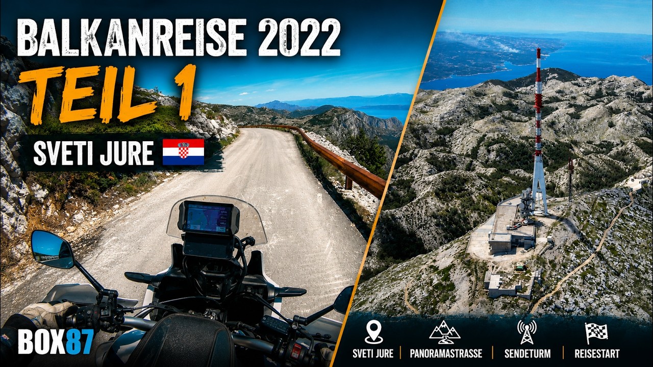 Über die Küstenstraße nach Trogir und ein Ausflug auf den Sveti Jure (Teil 1)