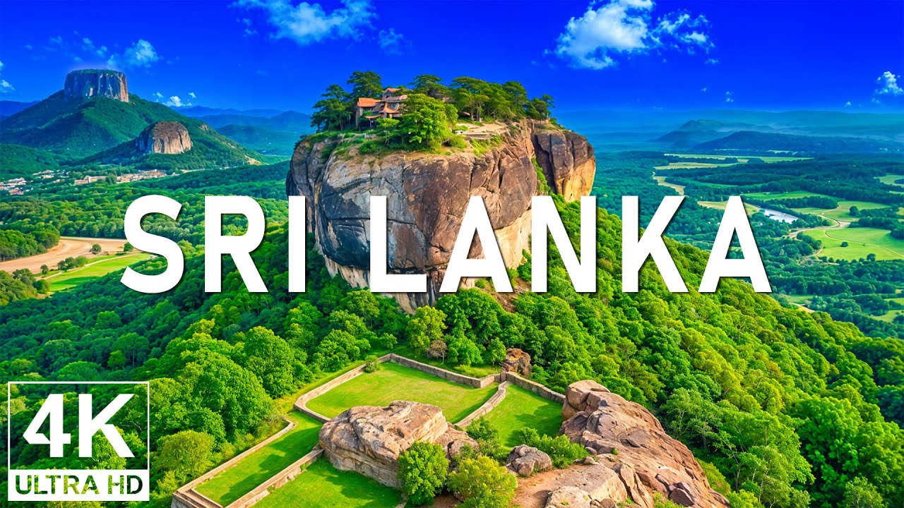 Sri Lanka 4K - Exploring Natural Wonders and Cultural Heritage with Soothing Music - 4K Video