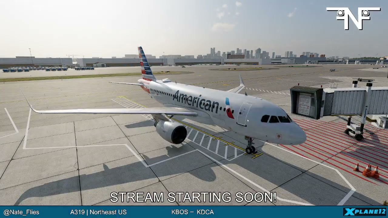 XP12 | KBOS–KDCA | Nate Flies an Airbus 6 | Toliss A319 | Friday Quickie